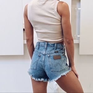 Wrangler denim cut offs